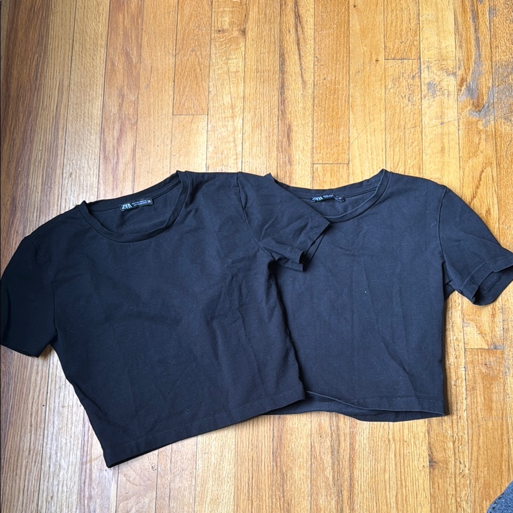 Zara Classic Black Tees